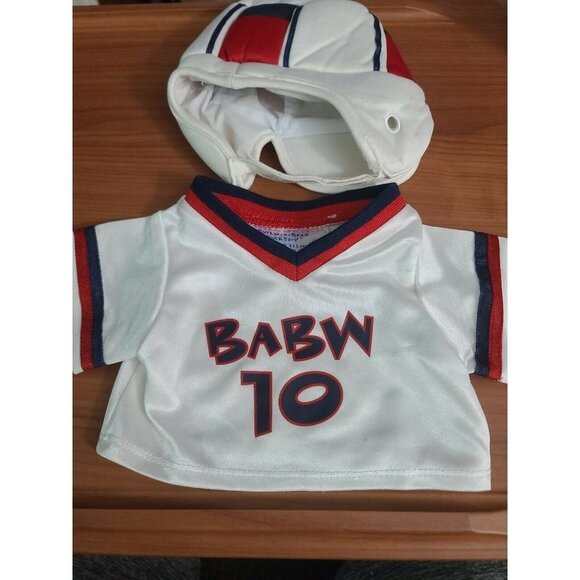 Build-A-Bear Workshop Other - Football Build A Bear Football Outfit with shirt and Helmet - 2 Pieces